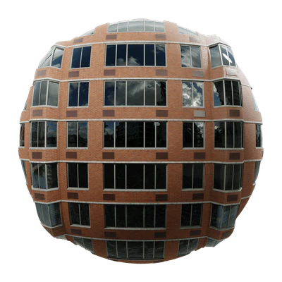 modernist grid running bond brick facade texture red brown — download