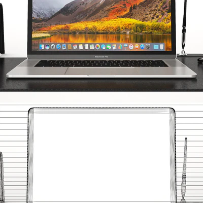 Classic Silver Workplace MacBook — Ver 3