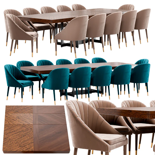 Garda Decor dining chair and Santa Barbara table — Descargar