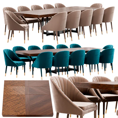 Garda Decor dining chair and Santa Barbara table — Ver 1