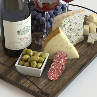 Red Wine & Grapes set — Вид 3