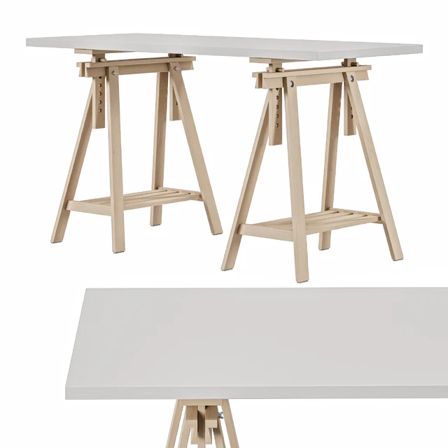 Стол рабочий IKEA MÅLSKYTT / MITTBACK / LAGKAPTEN — Скачать
