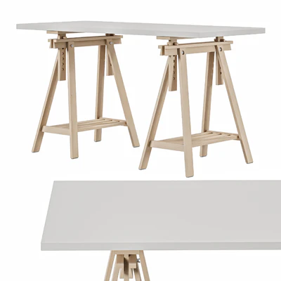 Стол рабочий IKEA MÅLSKYTT / MITTBACK / LAGKAPTEN — Вид 4