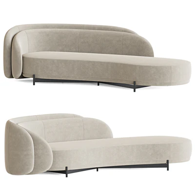 Layered back sofa — Ver 5