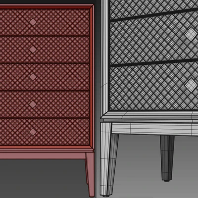 Chest of 6 drawers Laurent dresser. The Sofa & Chair company — Ver 3