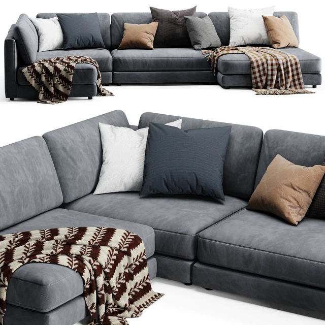 Blanche Katarina Sectional Sofa — Скачать