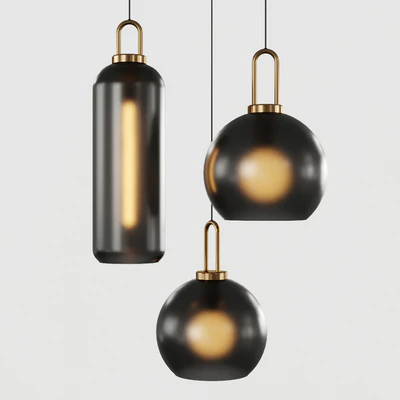 Pendant light Lampatron GAUSS Smoke  3 — Вид 1