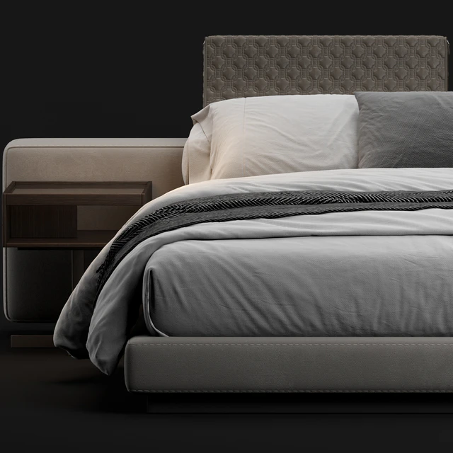 Minotti Yang Bed — Скачать