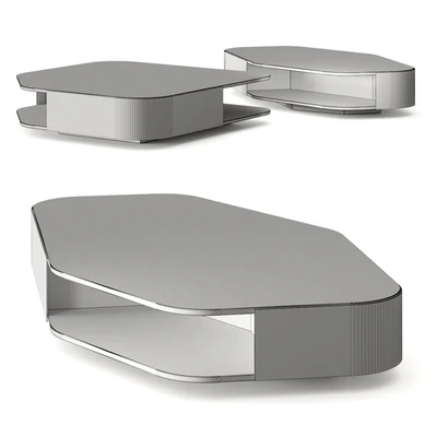 Minotti Diagramma Marble Coffee Table — Ver 6