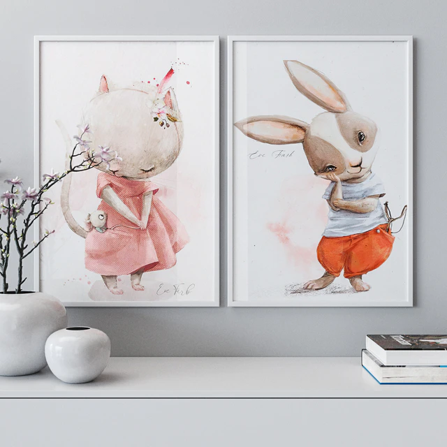 Set of framed paintings 1138 — Descargar