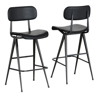 Industry West Madwell Bar Stool Leather — Вид 1