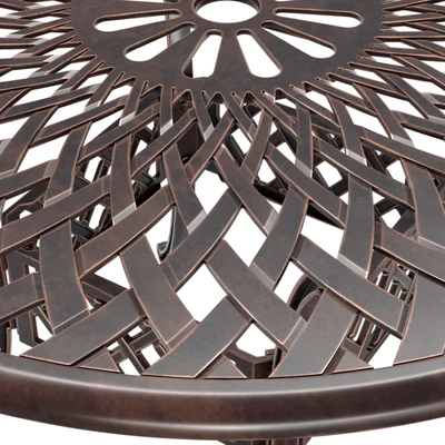 Уличный Стол - Kinger Home - 41" Aiden Round Patio Table — Вид 5