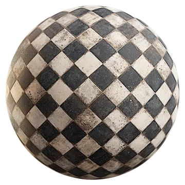 black and white tiles 001 — Descargar
