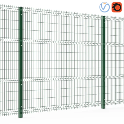Metal fence 3D — Ver 1