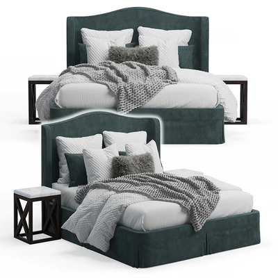 Upholstered Paris Bed — Ver 1