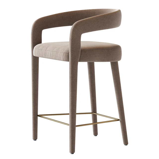 LISETTE WHITE COUNTER STOOL — Descargar