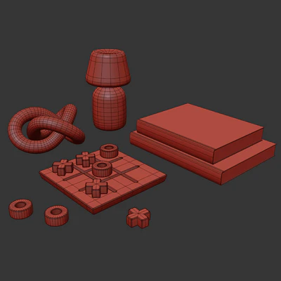 Coffee table decor 04 — Ver 6