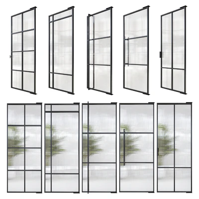 Stalen deuren huys doors — Ver 1