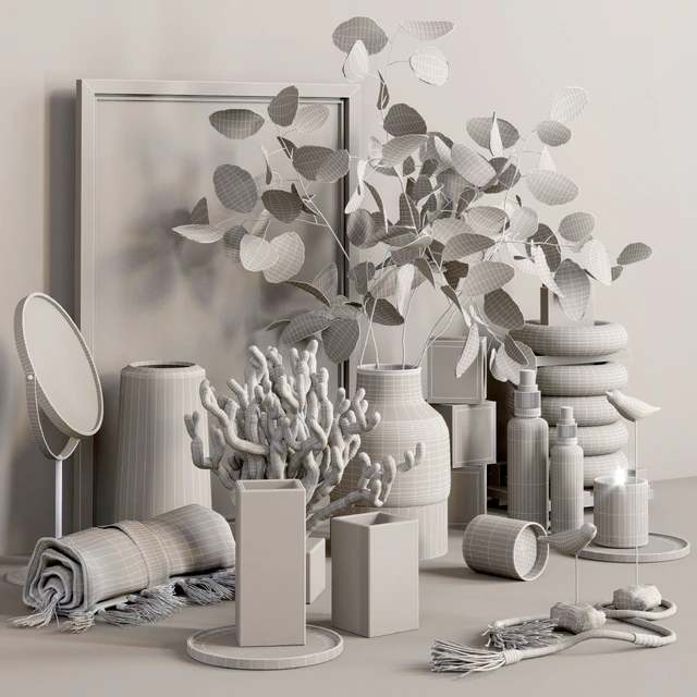 Decorative set with Lunaria — Скачать