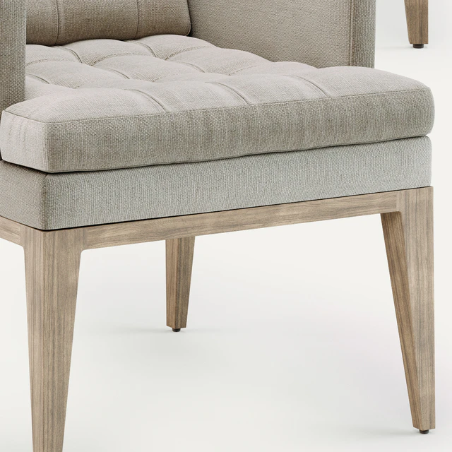 Baker OJAI DINING CHAIR & ON CENTER OCCASIONAL TABLE — Скачать