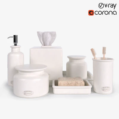 Restoration Hardware Flatiron Union Stoneware Bath Accessories — Вид 1
