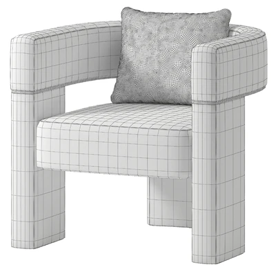 Wide Barrel Chair — Ver 3