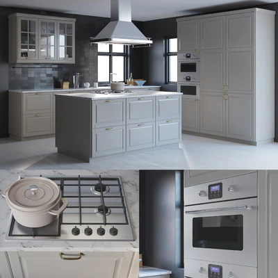 Kitchen IKEA Method BODBYN — Ver 1