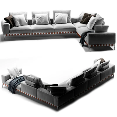 Flexform Gregory corner sofa — Ver 4