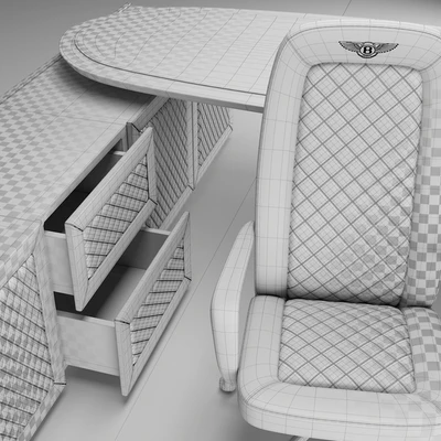 Rayleigh Conference Chair and PRESIDENT Desk — Вид 3