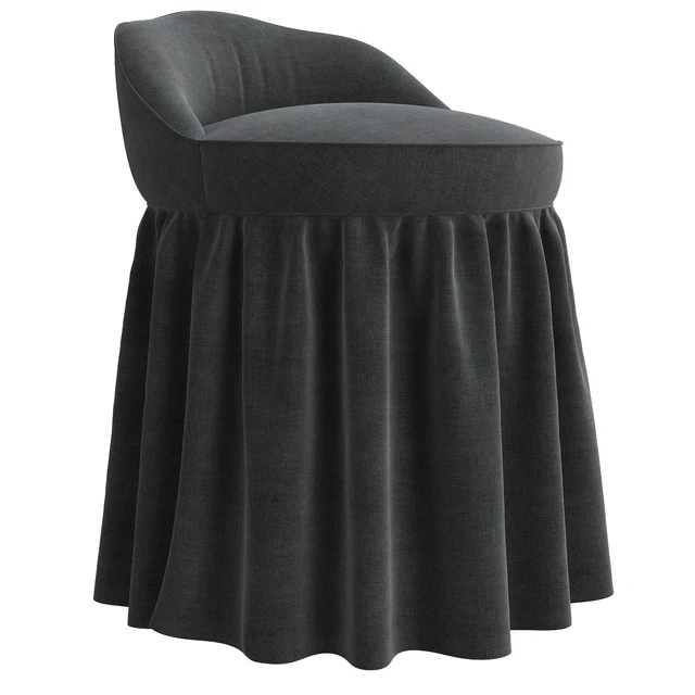 Monogrammed Slipcovered Swivel Stool  Ballard Designs — Скачать