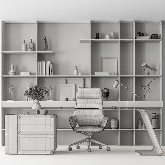 Boss Desk - Office Furniture 523 — Descargar