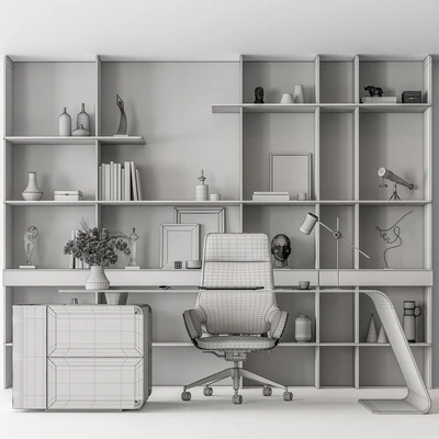Boss Desk - Office Furniture 523 — Ver 4