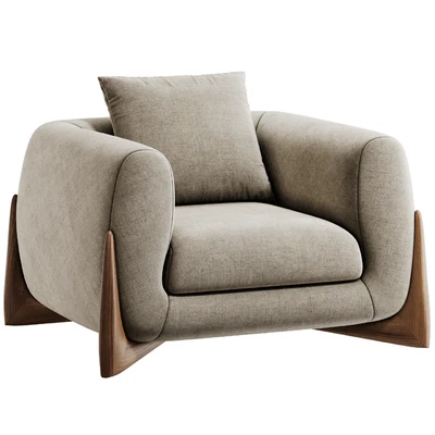 Softbay Armchair by Porada — Ver 4