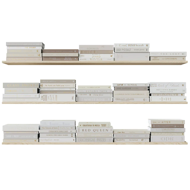 A set of books Books dark beige 1 — Descargar