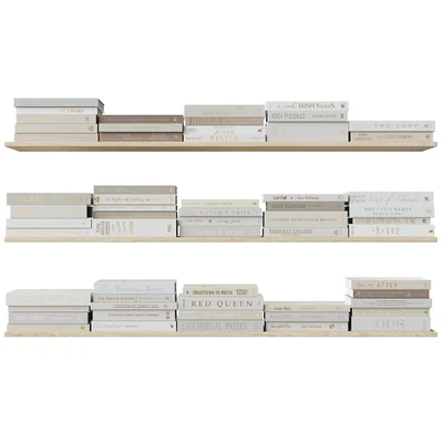 A set of books Books dark beige 1 — Ver 6