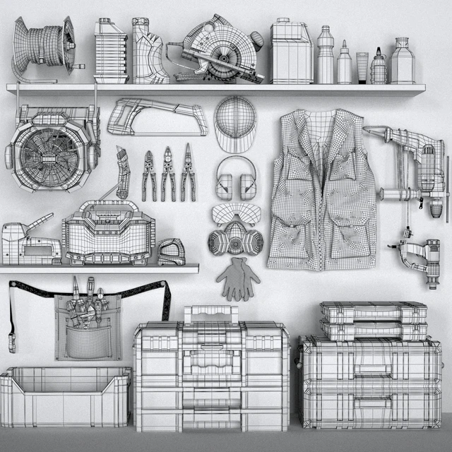 garage tools set 4 — Скачать