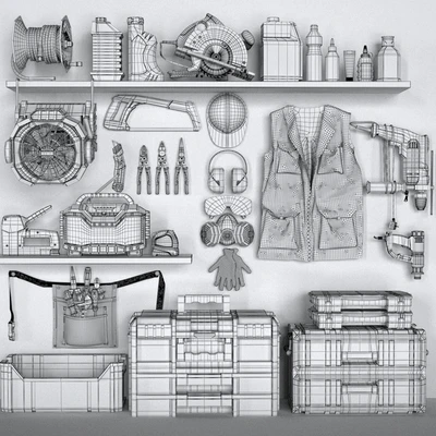 garage tools set 4 — Вид 5