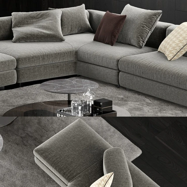 Minotti Granville Sofa 2 — Скачать