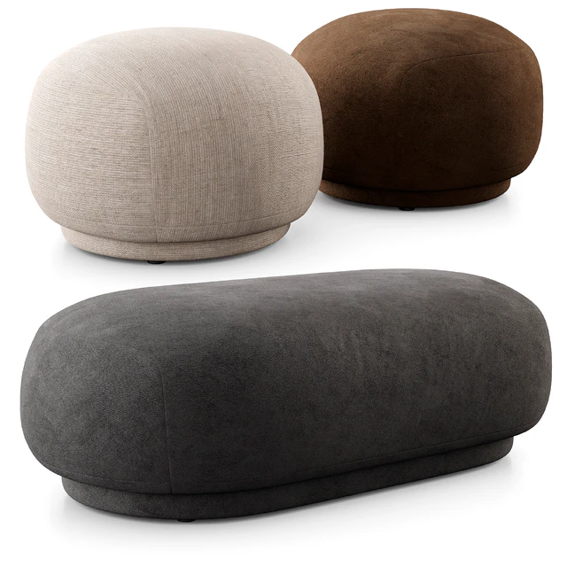 Rico Pouf And Ottoman By Ferm Living — Скачать