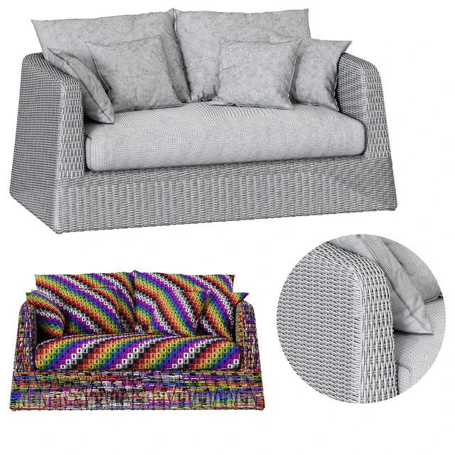 Janus et cie Zeya Sofa 2 Seat — Descargar