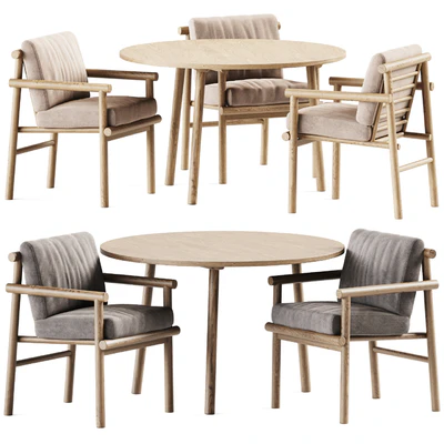 Paddle Table by Cruso and Ayana Chair by B&B Italia / Garden furniture — Ver 1