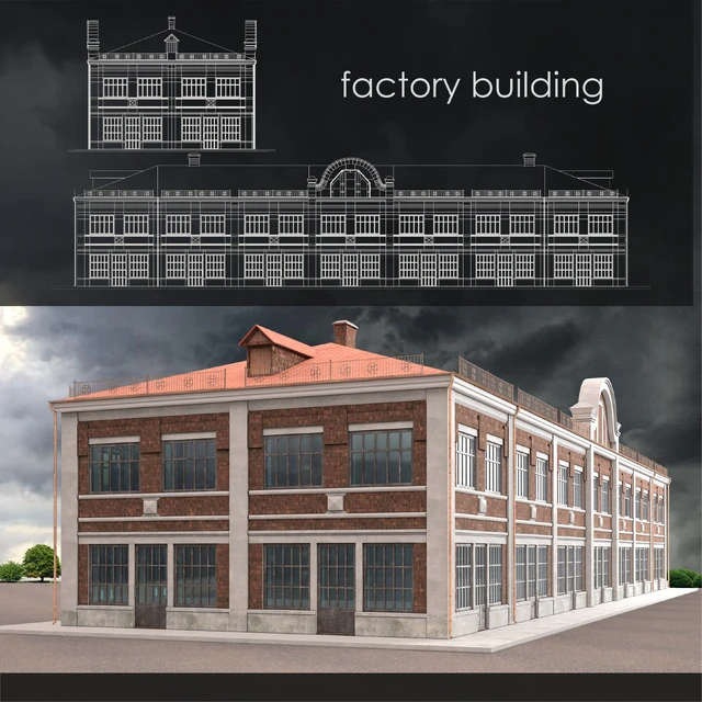 Factory building — Download