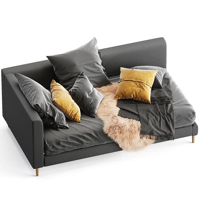 Кровать-диван Timo Upholstered Bed — Скачать