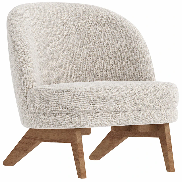 Armchair Pyle Cozy White — Descargar