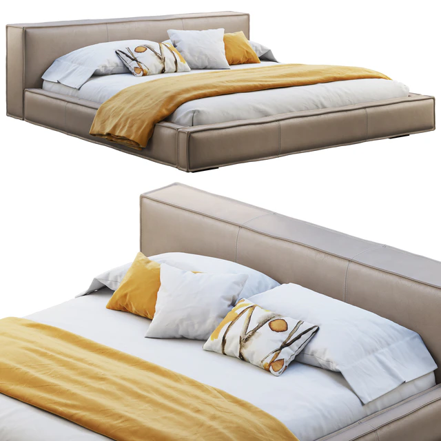 Queen Loft Leather Bed — Descargar
