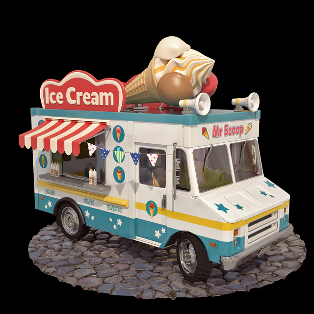 Ice-cream truck — Скачать