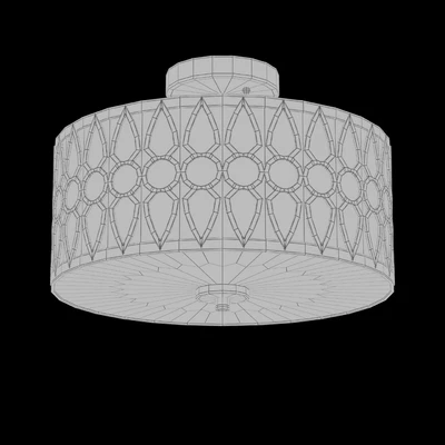 Aaru Fabric Semi Flush Mount MK3 — Ver 4