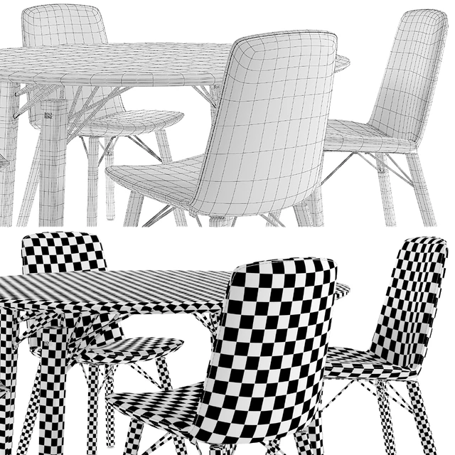 Rolf Benz 616 chair set 01 — Descargar