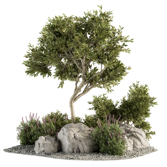 Garden set Tree and Bush - Garden Set 18 — Descargar