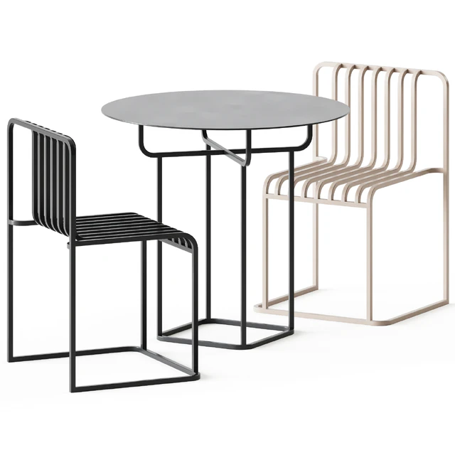 Table and Chair Grill by Diabla / Уличная мебель — Скачать